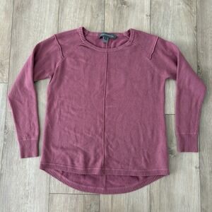 French Connection Dark Pink Sweater Size XS Round Neck Long Raglan Sleeves